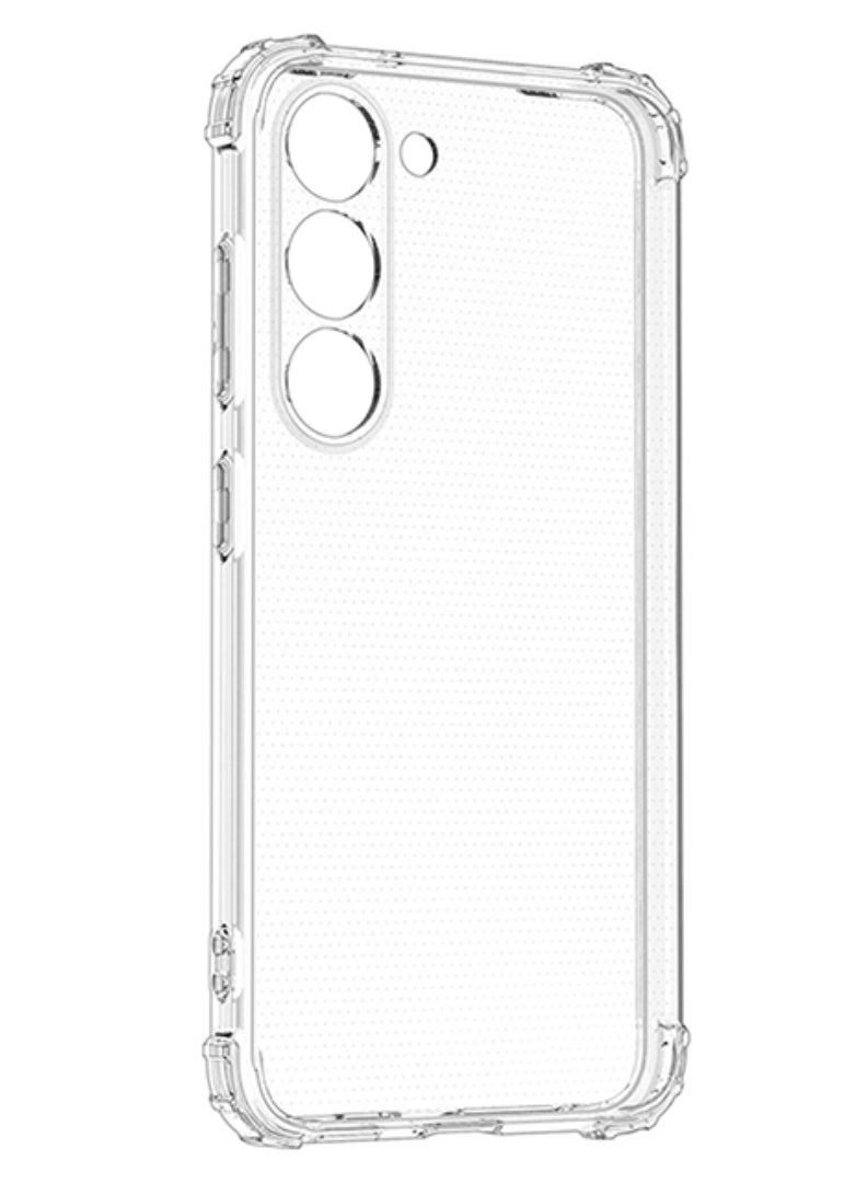 رفع القضية جراب شفاف لهاتف Samsung Galaxy S23 Plus، غطاء هاتف محمول من مادة TPU ممتص للصدمات مع زوايا معززة، جراب واقٍ مرن ناعم وشفاف للغاية - Image 5