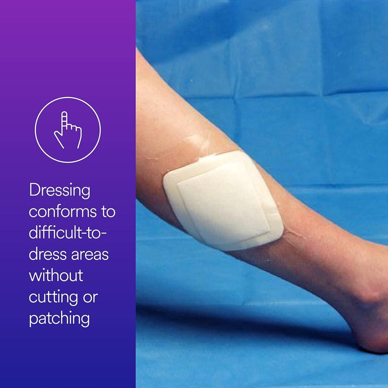 Tegaderm 3M Tegaderm Foam Adhesive Dressing 90610 10 DressingsCTN 4 CTNCS - Image 4
