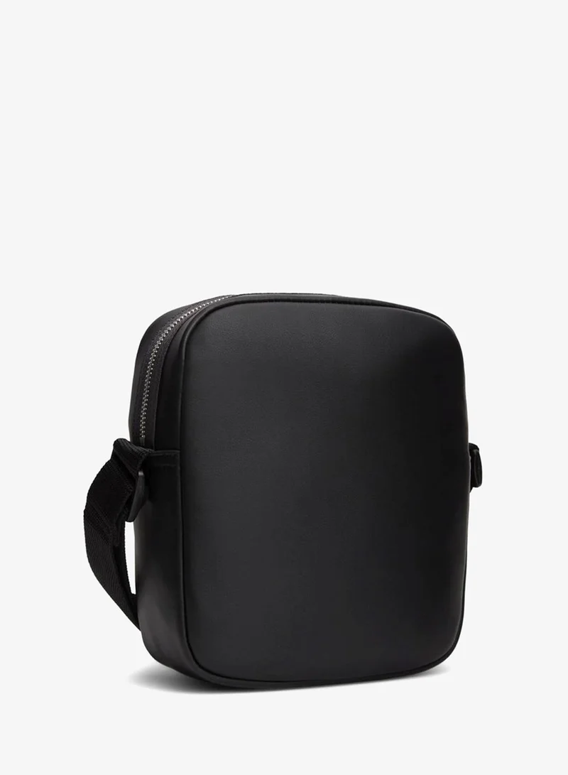 Tommy Jeans Black Elevated Reporter Crossbody Bag for Men | Best Price UAE