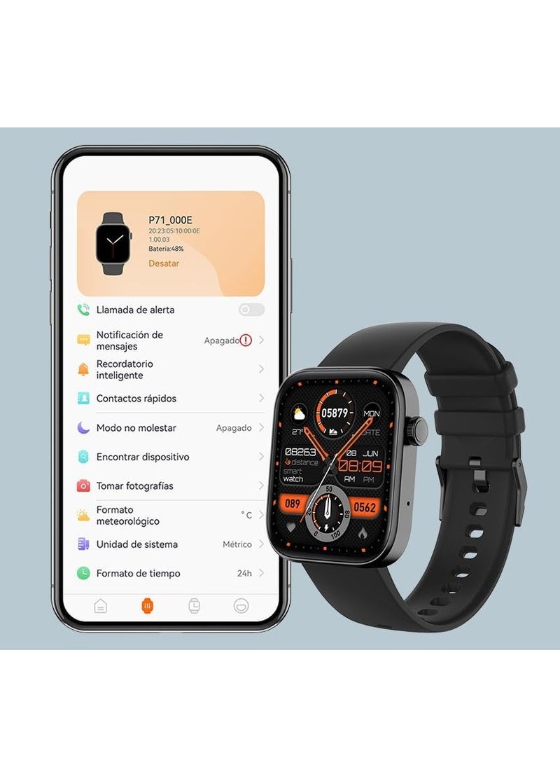 General COLMI P71 Smart watchy sports heart rate pedometer IP67 waterproof full screen smart watch  - Image 3