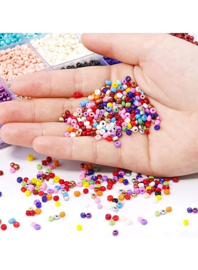 XiuWoo 10000-Piece Opaque Glass Seed Beads Kit - Image 4