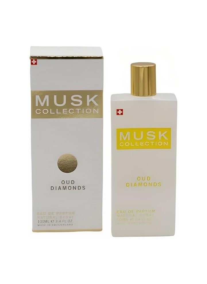Musk Collection Musk Collection Oud Diamonds Natural Spray 100 ML 3.4 f loz 