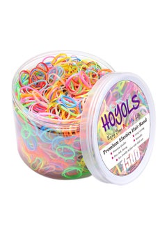 HOYOLS HOYOLS Baby Hair Ties Rubber Bands for Toddler Infants Kids Girls Thin Small Hair Elastics TPU 1500 Piece Pack 