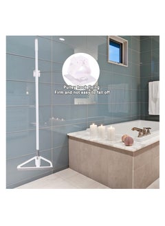 Excefore Rubber Squeegee Broom, Multifunction Magic Broom, Scraping Silicone Broom Sweeper, Silicone Broom for Floor Cleaning, with Mop Clip, for Kitchen Bathroom Shower Tile Marble Window Cleaning (Grey)  - Image 4
