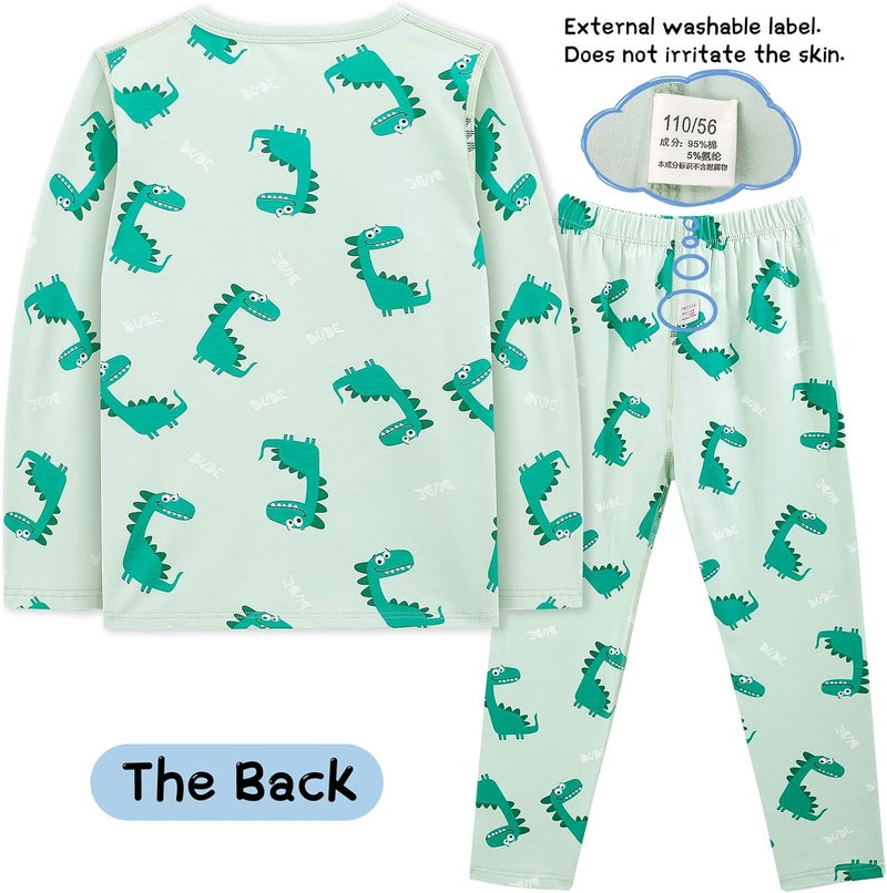 Kids Pyjamas Set Boys Girls Long Sleeve and Trouser Cotton 2-10 Years - Image 5
