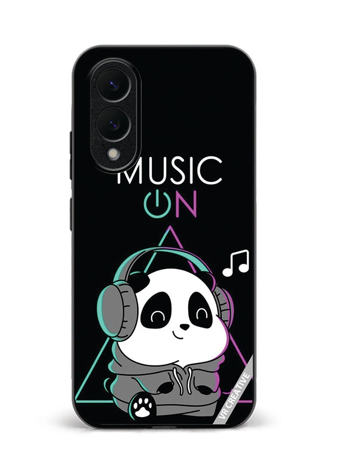 VR CREATIVE Protective Case Cover For Samsung Galaxy S25 Edge Music On Design Multicolour