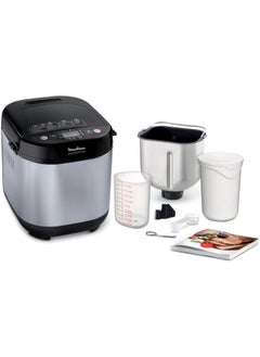 Moulinex OW240E30 Bread and Treats Machine with Yoghurt Function - Metal/Black