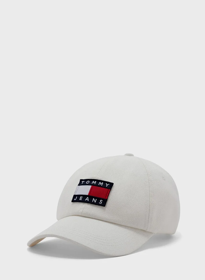 TOMMY JEANS Heritage Denim Logo Cap