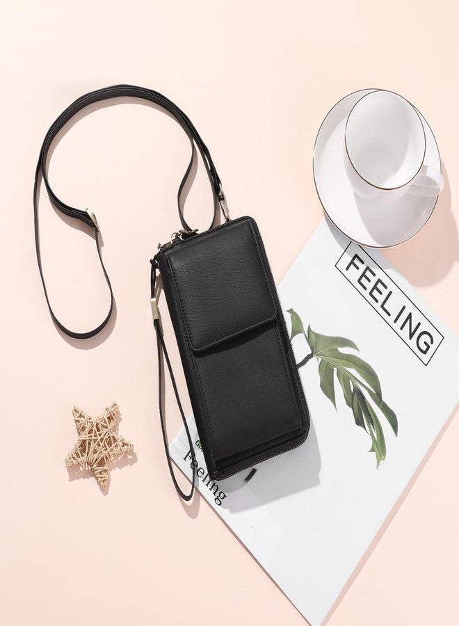 SENDEFN Small Crossbody Cell Phone Purse for Women Leather Cellphone Bags Wallet Purses with Multi Card Slots - Image 5