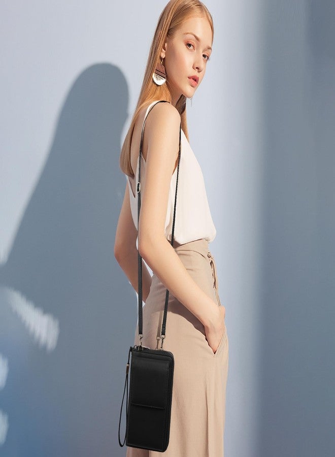 SENDEFN Small Crossbody Cell Phone Purse for Women Leather Cellphone Bags Wallet Purses with Multi Card Slots - Image 2