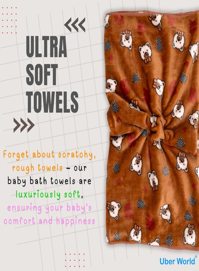 Uber World Baby Towels for Newborns | Baby Wrapper for New Born | Baby Towels for 0 to 2 Years | Baby Wrapper for New Born | Baby Bath Towels (2) - Image 2