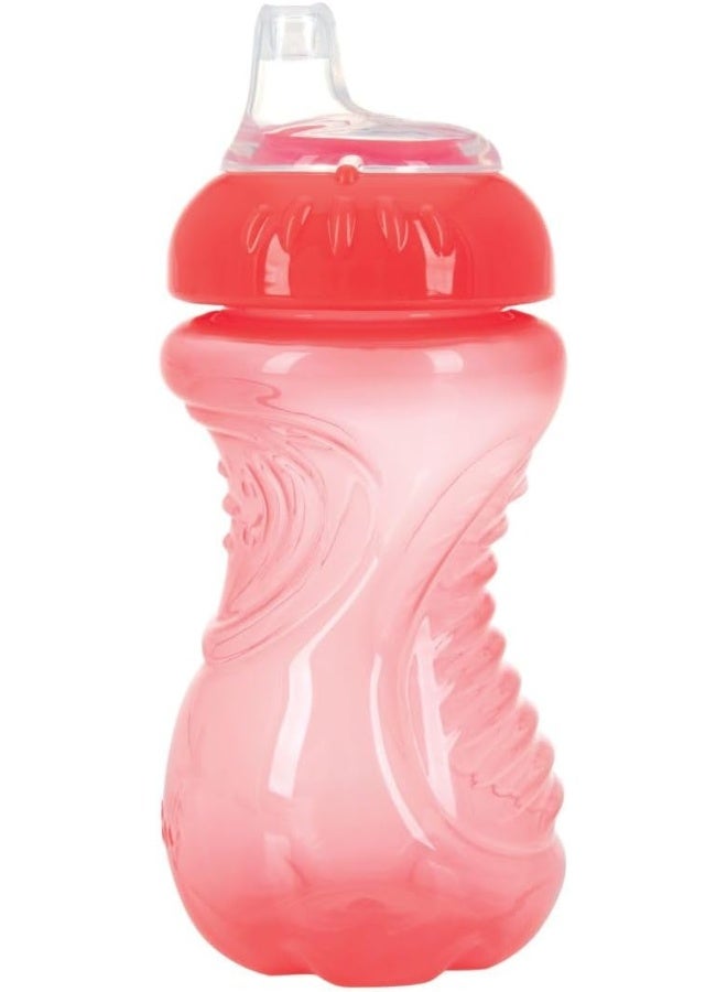 Nuby No-Spill Easy Grip Cup, 10 Ounce, Colors May Vary, 1 Pack - Image 4
