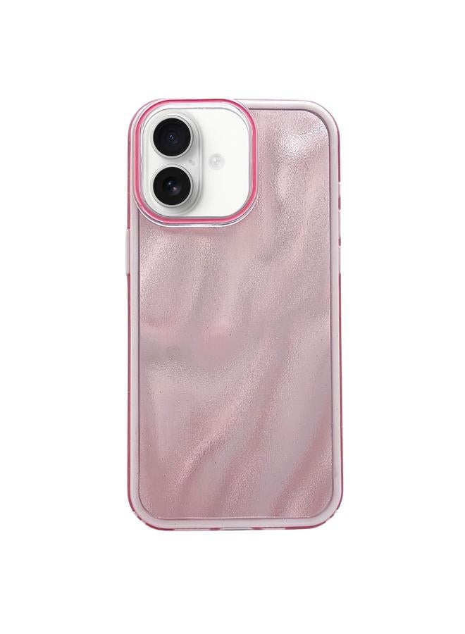 S-TOP Case For iPhone 16 Plus Quicksand Texture Glitter TPU Hybrid PC Phone Case - Image 1