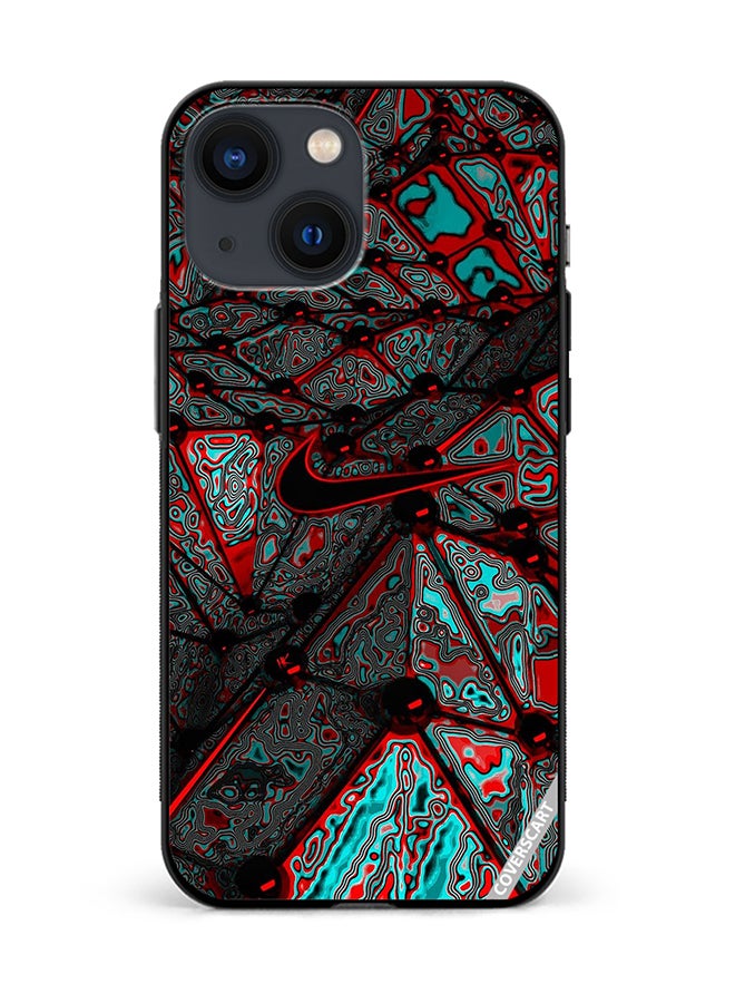 Protective Case Cover For Apple iPhone 13 Mini Nike Design Multicolour