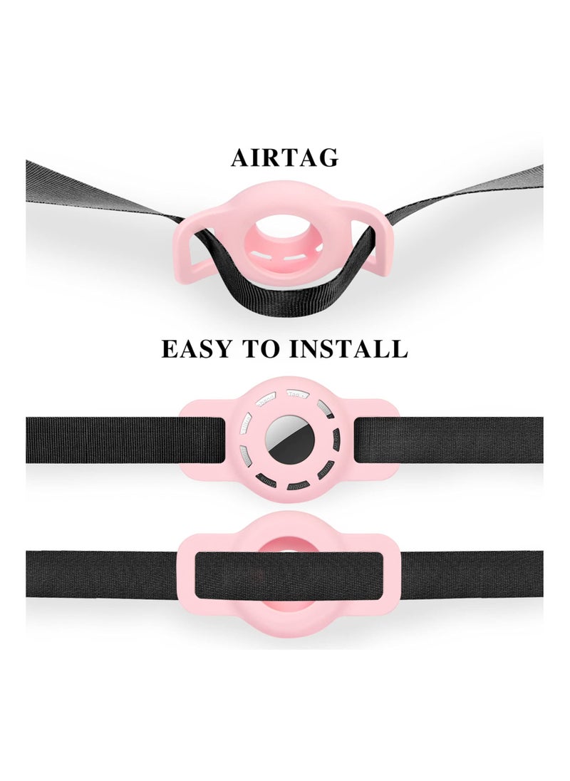 KASTWAVE - 2 Pack Case for Airtag 2021, for Airtag Dog Collar Holder, for Airtag Cat Collar Case with Anti-Lost Design for Cat Dog Collars Small Pet Puppy Loop & Backpack Bag Straps - Image 1