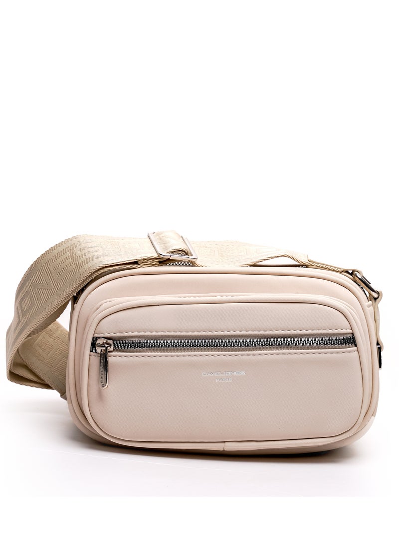 David Jones- Sport Cross Body Bag for women in model CM6907- Multi Pocket Sport bag- Spacious Cross Gym Bag for women in model cm6907- David Jones Passport Sport Bag - Image 1