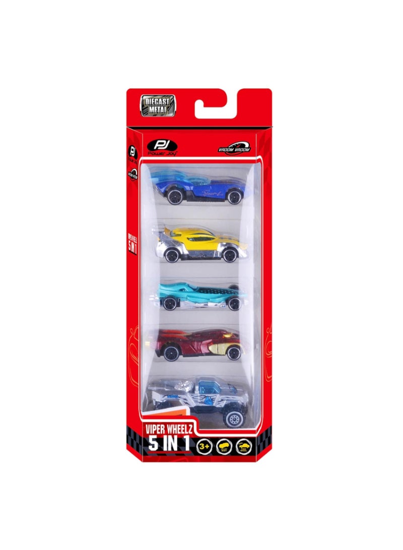 Power Joy Vroom Premium 5-in-1 Diecast Viper Wheelz