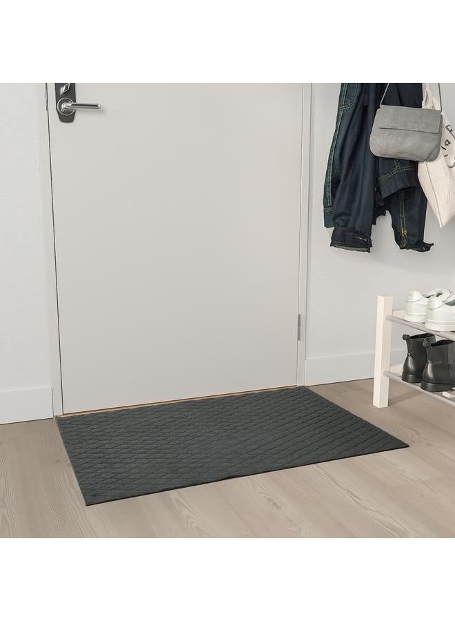 Zaboon Door Mat, Indoor, Dark Grey, 60X90 Cm - Image 3