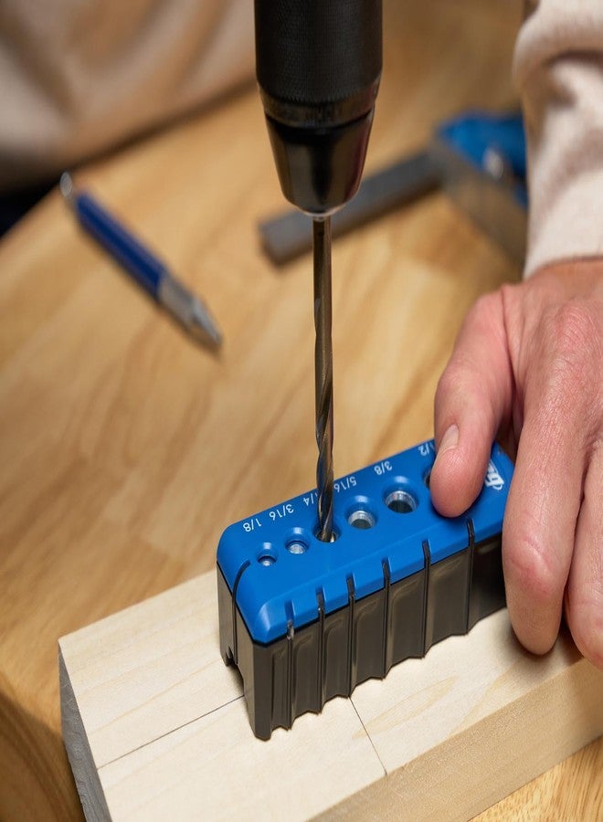 Kreg Portable Drilling Guide - 6 Hardened Drill Guides for Carpentry - Craftsman Tool Accessory - Image 5
