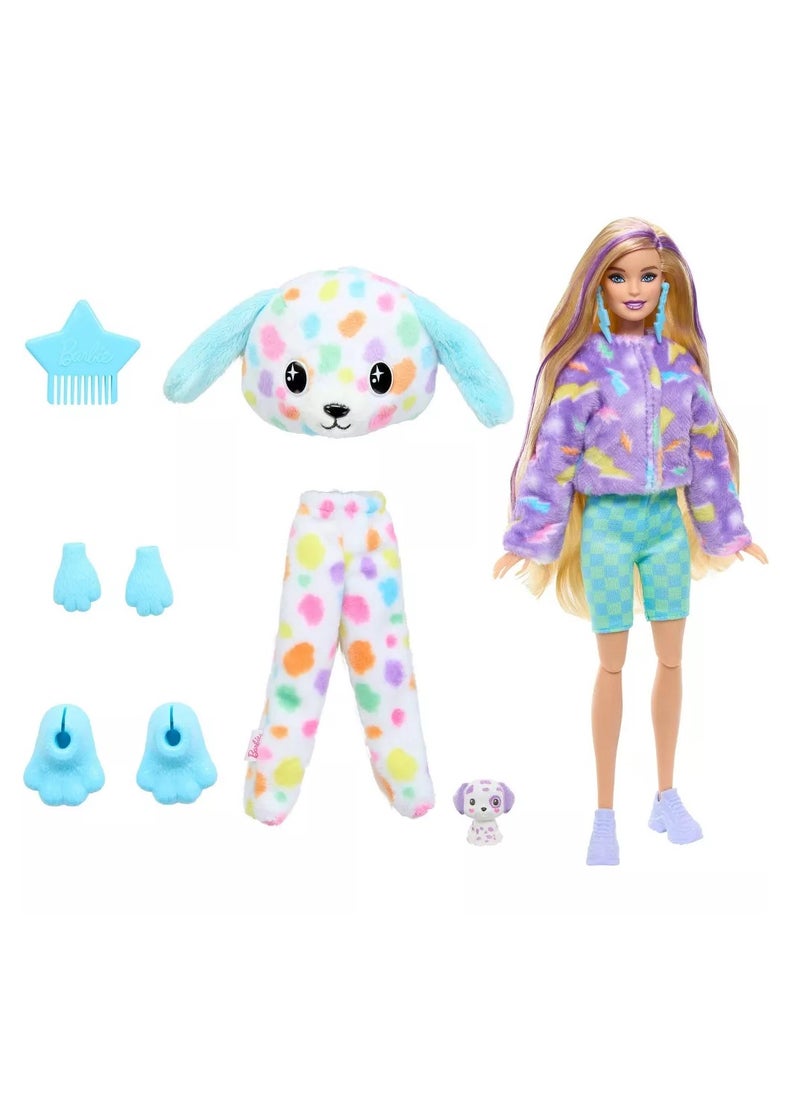 Barbie - Barbie Cutie Reveal Doll, Dalmatian Costume & Accessories - Image 1