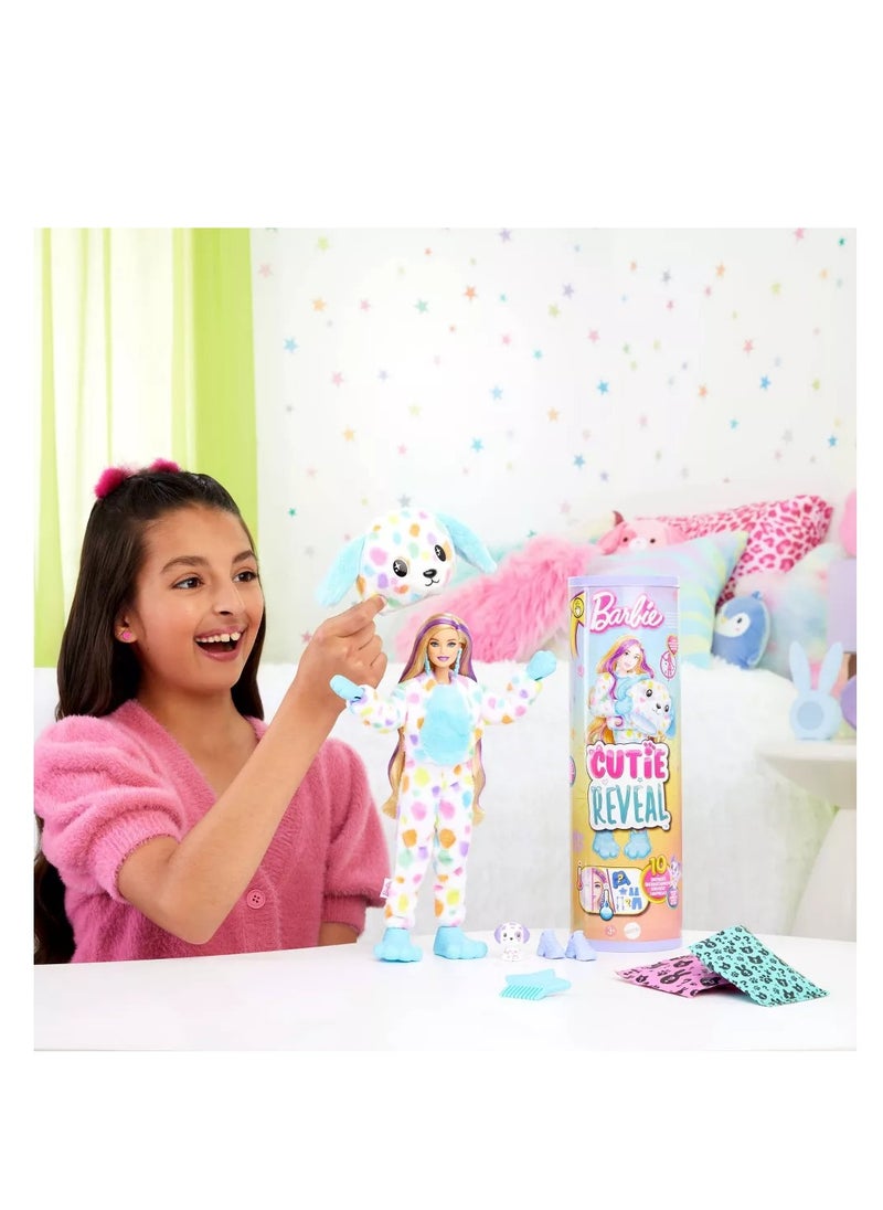 Barbie - Barbie Cutie Reveal Doll, Dalmatian Costume & Accessories - Image 1