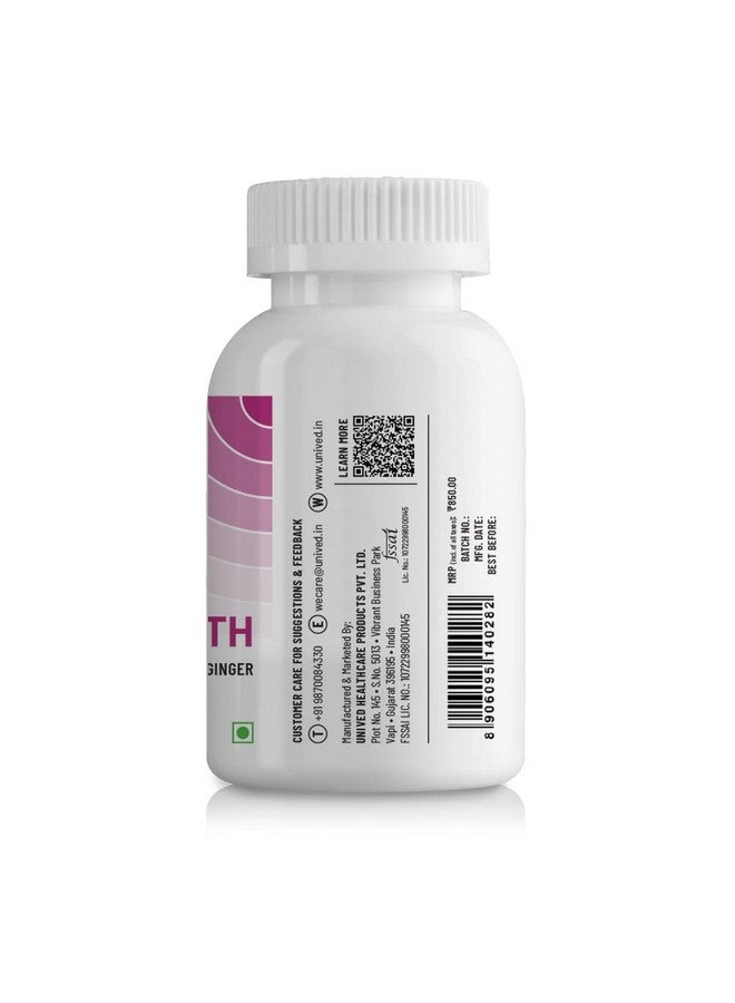 Unived Liver Health with Milk Thistle, Curcumin, & Ginger, Supports Liver Health & Detoxification, 60 Servings, 60 Vegan Capsules - Image 4