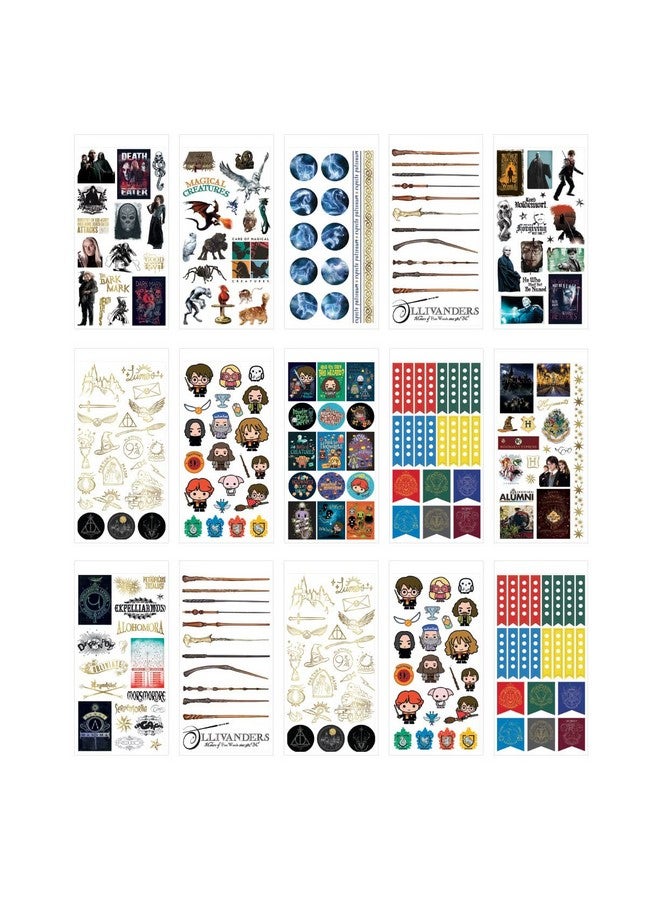 Paper House Productions Harry Potter Foil Accent 512Piece Officially Licensed Sticker Folio Houses Characters Planner Stickers And More - Image 4