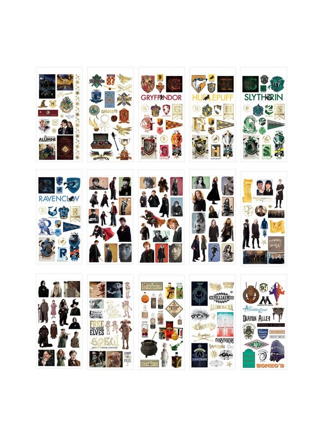 Paper House Productions Harry Potter Foil Accent 512Piece Officially Licensed Sticker Folio Houses Characters Planner Stickers And More - Image 3