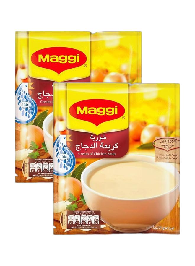 Maggi Cream Chicken Soup 71grams (Pack of 2) - Image 1