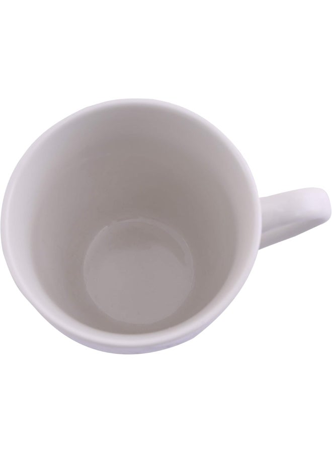 Royalford 12Oz Fine Porcelain Marble Decaled Mug White - Image 4