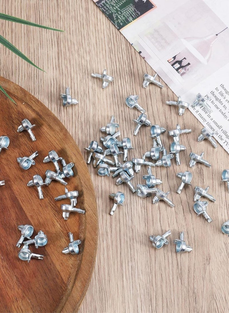 GGOOT 30pcs Shelf Support Pegs Replacement, Zinc Alloy Bookshelf Pegs for Shelves Shelf Support Holders Pin Compatible with IKEA Part 131372 Billy Bookcase - Image 3