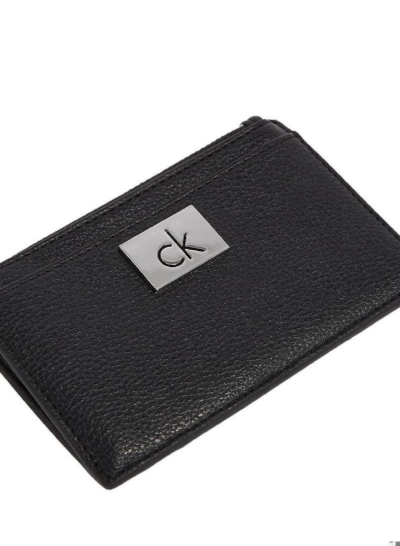CALVIN KLEIN Ck Plaque Zipped Cardholder