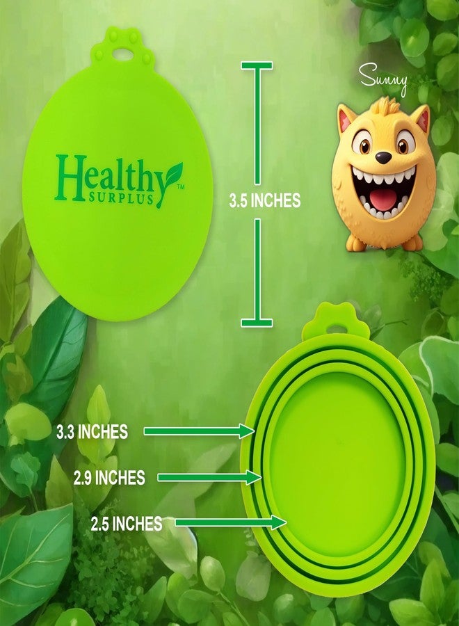Healthy Surplus Silicone Can Lid - Fits 3 Sizes - BPA Free - For Pet Dog and Cat Food (1) - Image 3