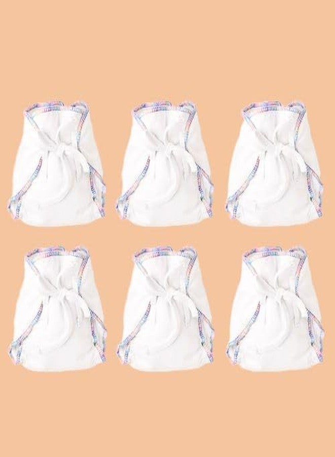 SuperBottoms DryFeel Baby Langot 0-6 months l Organic Cotton Modern Baby Nappy l Mess-free Langot with Gentle Elastics l Super DryFeel Top Layer l Diaper-free Time Essential | 6 Pack - Image 2