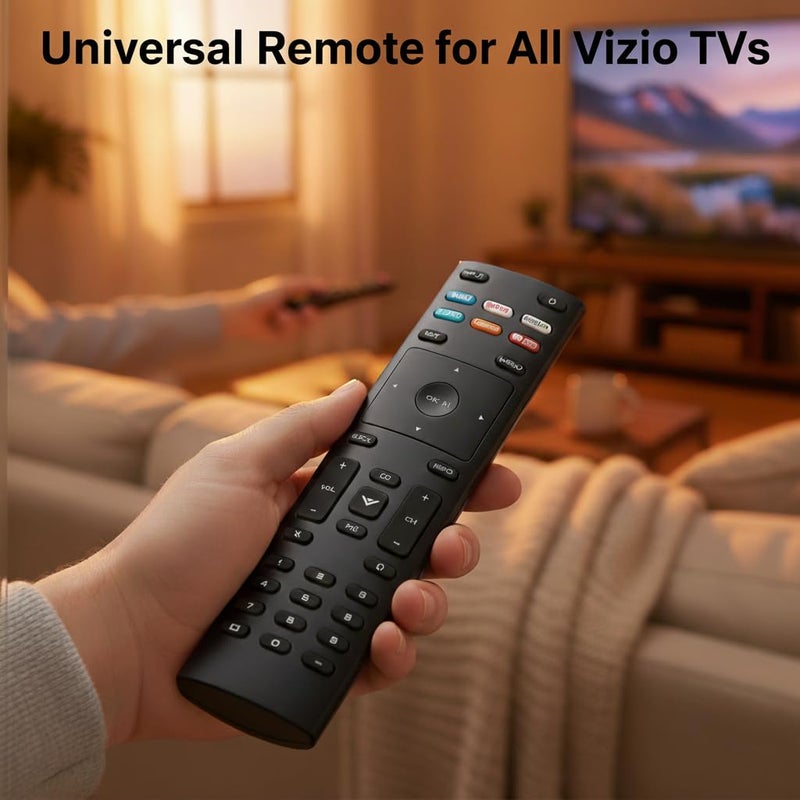 Nettech Universal for Vizio TV Remote, Replacement Remote Control for Vizio Smart TVs. 1-Year Warranty. - Image 2