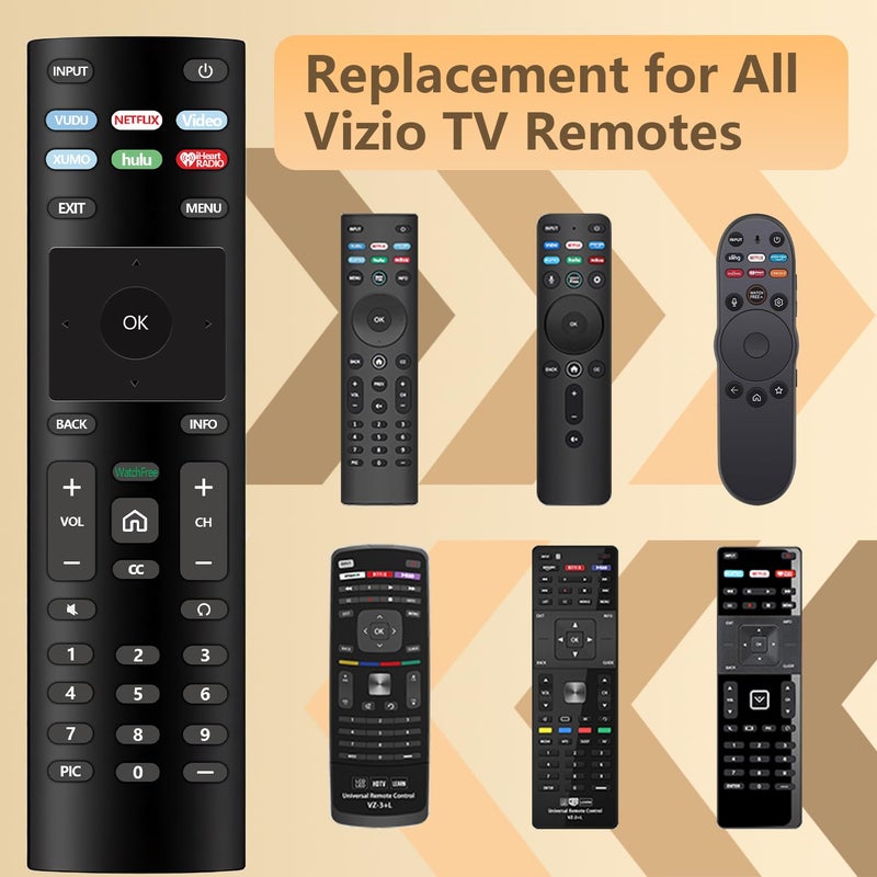 Nettech Universal for Vizio TV Remote, Replacement Remote Control for Vizio Smart TVs. 1-Year Warranty. - Image 3