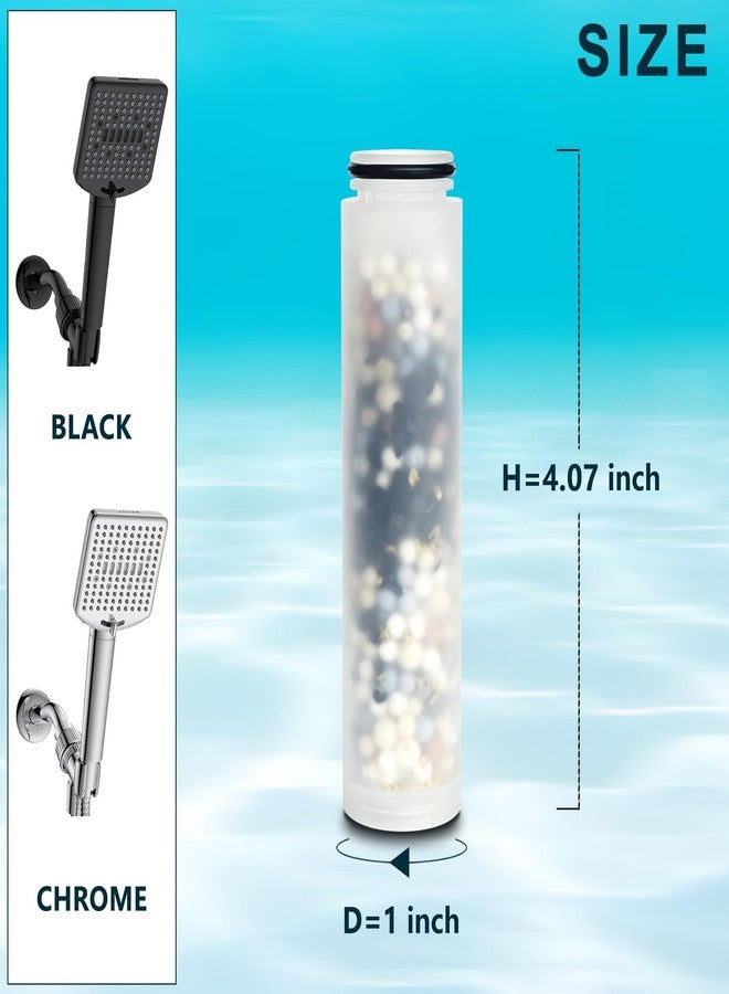 Molgoc Water Replacement Filter for Shower Head,Compatible with MakeFit S6526 Handheld Shower Head Cartridge,for Hard Water Remove Chlorine and Harmful Substances.（3 Pack） - Image 2