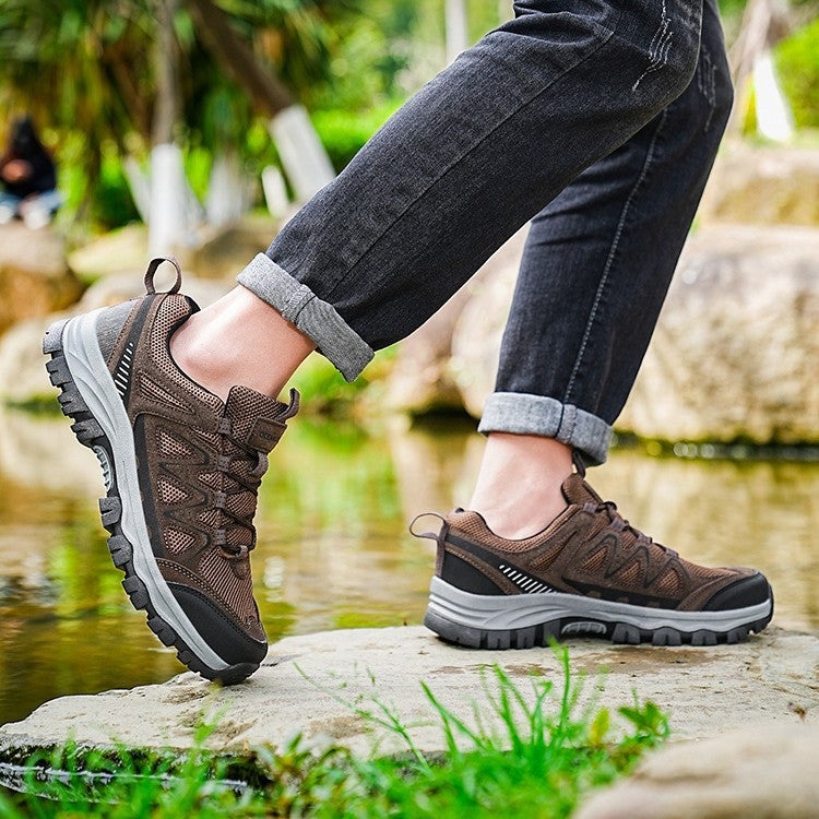New Men'S Hiking Shoes Outdoor Non-Slip Hiking Men'S Shoes Wear-Resistant Large Size Camping Sports Running Travel Shoes - Image 5
