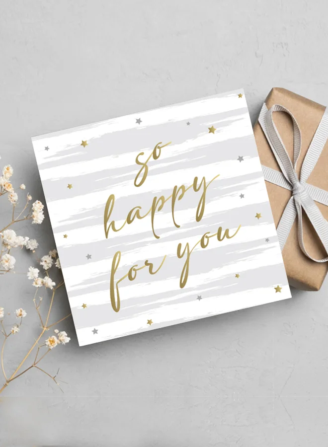 Share the Love So Happy for you, Greeting Card