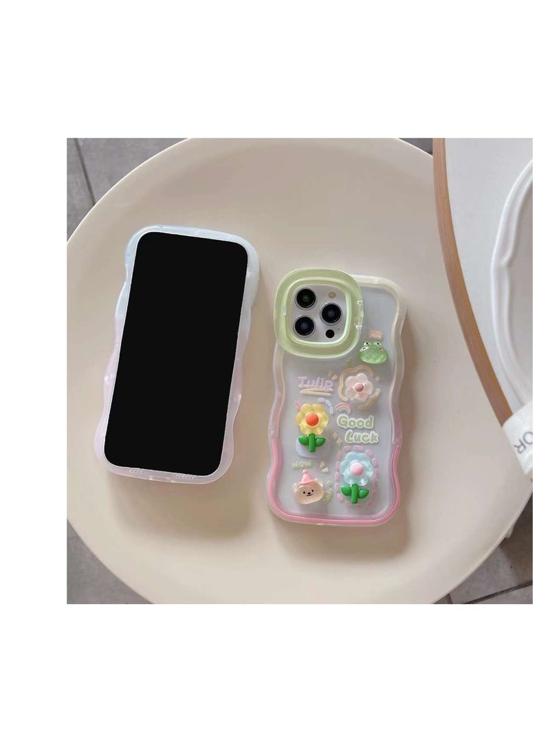 Generic - Mobile Phone Case Apple 14 pro max Protective Case Girls Anti-fall Watching Drama Stand Stand High-grade Cute Style - Image 1