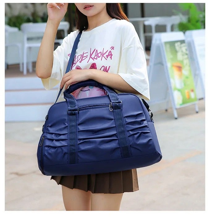 Bluejw Travel Duffel Bag with Shoe Compartment - Sports Duffel Bag, Dry Wet Separated, Waterproof Gym Bag - Image 5