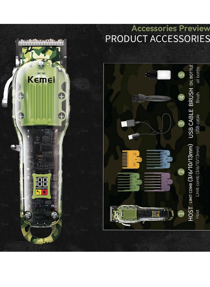 kemel KEMEI Hair Clippers for Men Cordless Cutting Professional Barber Clipper KM-1926 - Image 2