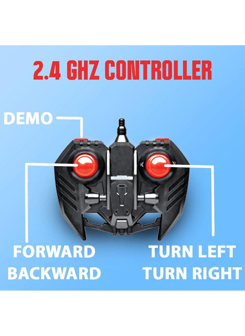 KIDWALA Remote Control Stunt Car with Soft Wheels Car for Boys 6-10 years Old Blue - Image 4