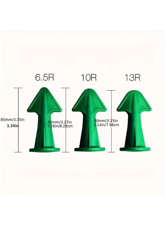 3Pcs Green Grouting Nozzles Ergonomic Handle Precision Tip Easy Clean Design - Image 3