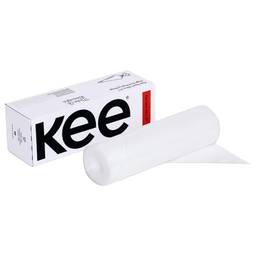 DecoPac Kee Seel Ultra Disposable Pastry Bags, Piping Bag with Textured Non Slip Outer Surface, Smooth-Flow Interior, Easy Tear Perforation, Convenient Dispenser Box, 21-Inch, Clear - 72 Pack - Image 1