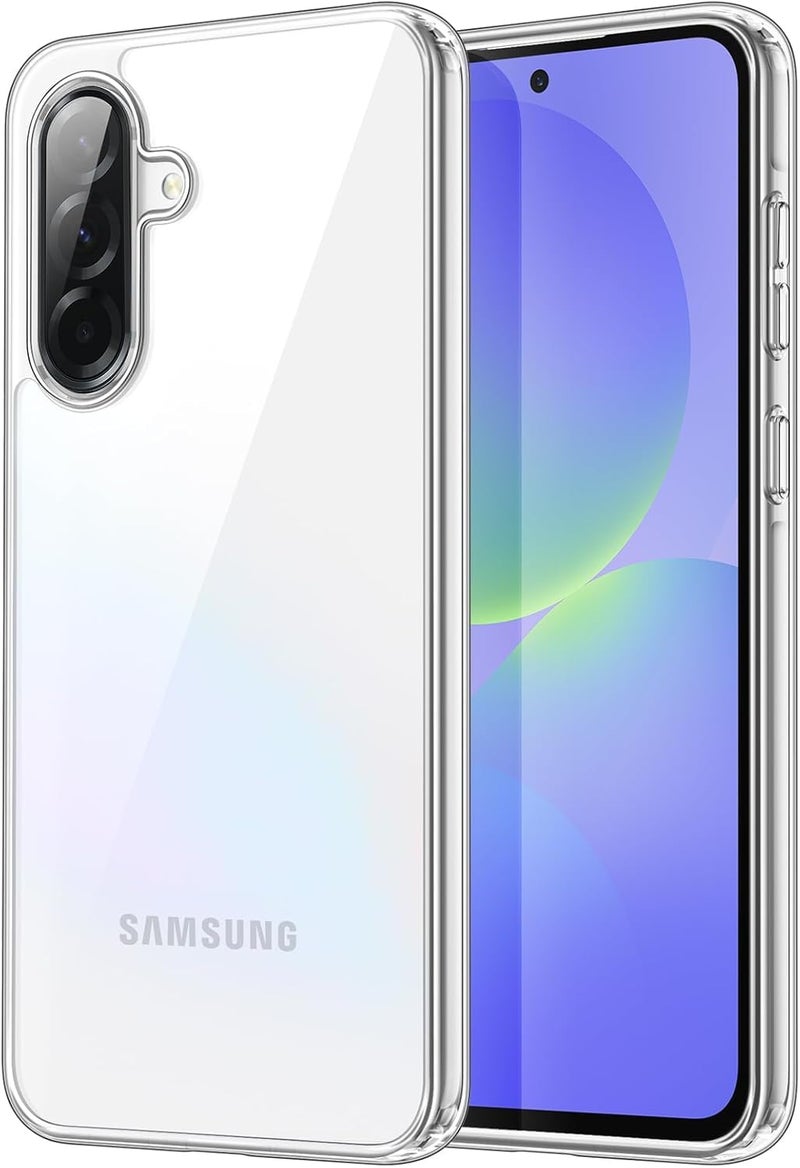 Realcase غطاء خلفي سيليكون لجهاز سامسونج A36 5G، مقاوم للخدوش، شفاف، واقي من الصدمات، غطاء خلفي لجهاز سامسونج جالاكسي A36 5G - Image 1