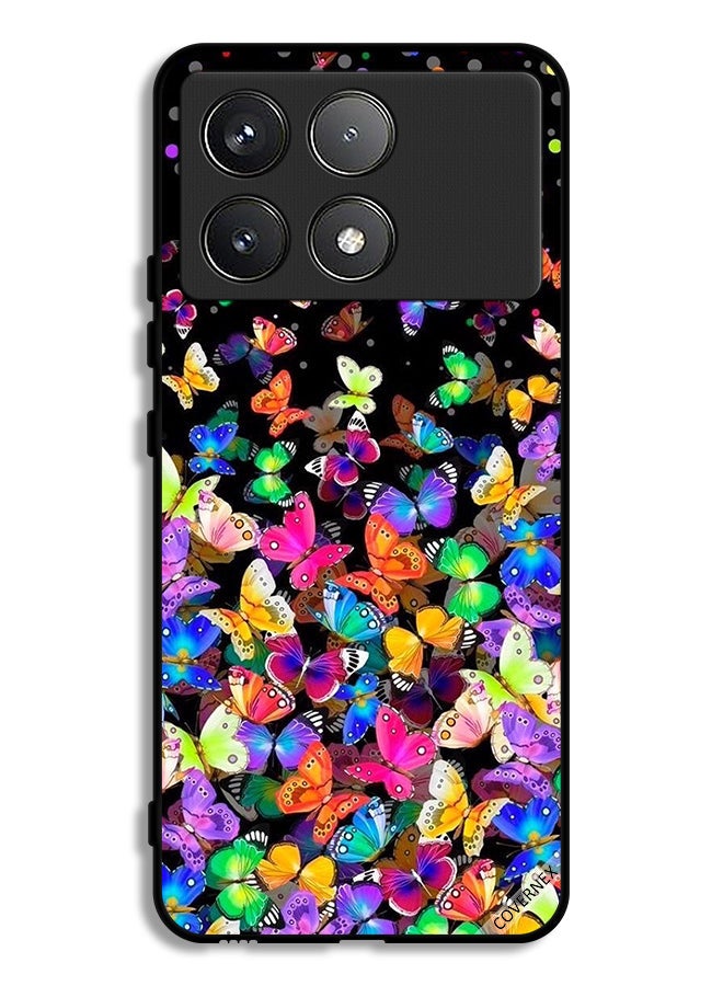 Covernex Xiaomi Poco F6 Pro Protective Case Cover Small Butterflies - Image 1