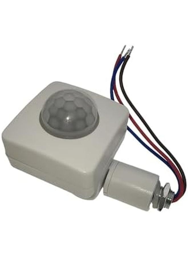 12mm White PIR Motion Sensor 110V 220V Automatic Infrared Outdoor Light Switch Timer - Image 5