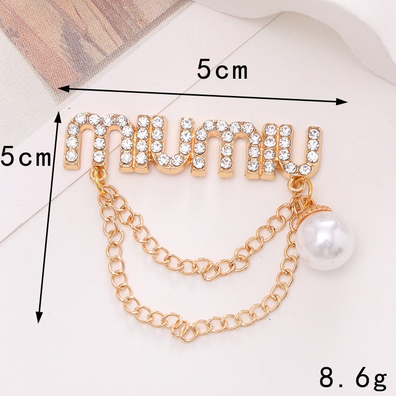 Hot sale zinc alloy letter phone case beauty stickers diamond accessories accessories hole shoes diy accessories clothing accessories women D806 large letter pendant (gold)