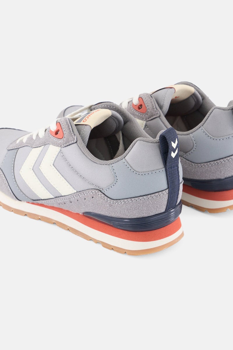 Hummel Kids Boy Monaco 86 Ns Lace Up Outdoor Shoes, Grey - Image 4